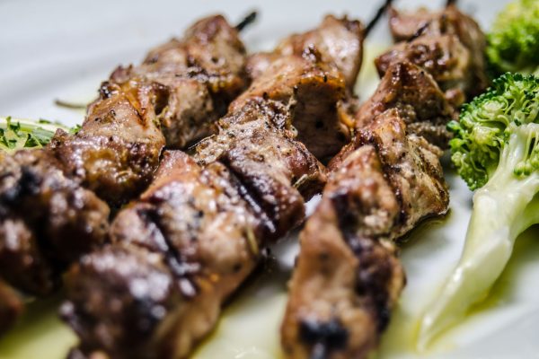 Brochettes d'agneau (x3)