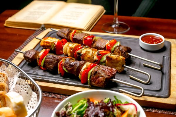 Brochettes de bœuf (x3)