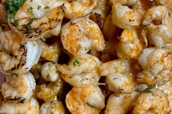 Brochettes de crevettes (x3)