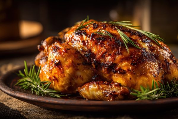 Poulet braisé