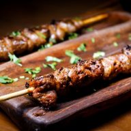 Brochettes de bœuf (x3)