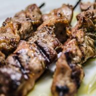 Brochettes d'agneau (x3)
